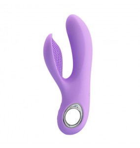 PRETTY LOVE - Dotted Massage Vibrator Wand Masturbator (Chargeable - Purple)